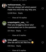 Netizens weigh in on Blueface's mom Karlissa's comments (Image via Instagram/@theshaderoom)